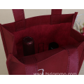 Customized Bulk Non Woven Reusable Wine Tote Bag